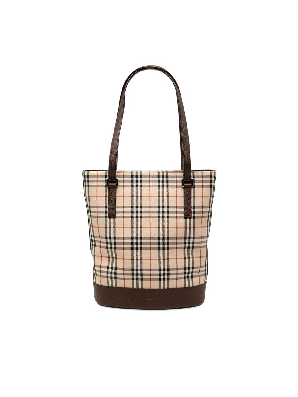 Burberry House Check Canvas Bucket Bag #322054B46B